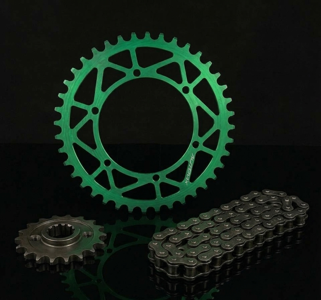 KLX ALUMINIUM SPROCKET FULL KIT 48 teeth